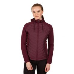 Bluza Sportowa Z Kapturem Damska Grace. Fioletowe bluzy damskie Trespass, m, z aplikacjami, z elastanu, z kapturem. Za 413.99 zł.