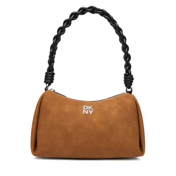 Torebka DKNY. Brązowe torebki do ręki damskie DKNY, bez wzorów, klasyczne, bez dodatków. Za 609.99 zł.