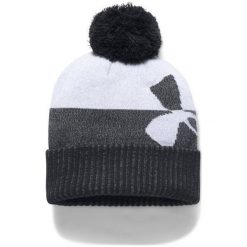 Under Armour Czapka Boy's Pom Beanie Upd Red Black Black. Czarne czapki dla dzieci Under Armour, bez wzorów, z dzianiny. W wyprzedaży za 68.00 zł.