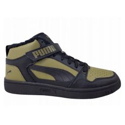 Buty Męskie Średnia Wysokość Rebound. Czarne trekkingi męskie Puma, trekkingowe. Za 392.99 zł.