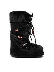 Moon Boot Śniegowce Icon Faux Fur BEADS80D1408990 Czarny. Czarne śniegowce i trapery męskie Moon Boot, z materiału, bez zapięcia. Za 1,099.00 zł.