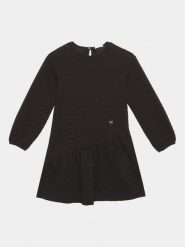 Mayoral Sukienka codzienna 7.968 Czarny Regular Fit. Czarne sukienki dla dziewczynek Mayoral, bez wzorów, z syntetyku, bez ramiączek. Za 119.99 zł.