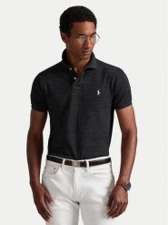 Polo Ralph Lauren Polo 710536856107 Czarny Slim Fit. Czarne koszulki polo męskie Polo Ralph Lauren, l, bez wzorów, z bawełny, bez ramiączek. Za 509.99 zł.