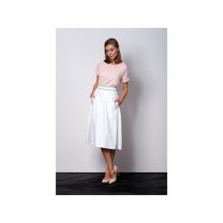 Biała elegancka rozkloszowana spódnica VEGA. Białe spódnice damskie Duhla agnieszka barańska, z poliesteru, eleganckie. Za 280.00 zł.