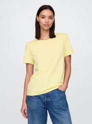 T-SHIRT DAMSKI KOSZULKA 1 BAWEŁNA GAP. Zielone koszulki sportowe damskie GAP, m, bez wzorów, z bawełny, bez kołnierzyka, bez ramiączek, na fitness i siłownię. Za 144.60 zł.