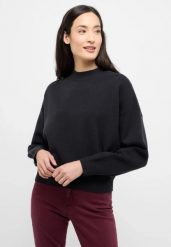 Damski Sweter Mustang Style Donna Jet Black 1015406 4188. Czarne swetry damskie Mustang, m, bez wzorów, bez kołnierzyka, bez ramiączek, bez kaptura. Za 159.99 zł.