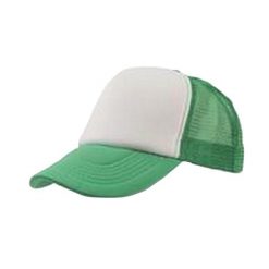 5panelowa Czapka Trucker Rapper. Białe czapki i kapelusze damskie ATLANTIS, bez wzorów. Za 43.99 zł.