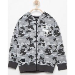 Bluza moro z kapturem - Jasny szar. Bluzy dla chłopców Reserved, moro. W wyprzedaży za 39.99 zł.