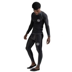 Legginsy Benlee Abington PU. Czarne legginsy sportowe męskie BENLEE, m, bez wzorów, z poliesteru, na fitness i siłownię. Za 190.00 zł.