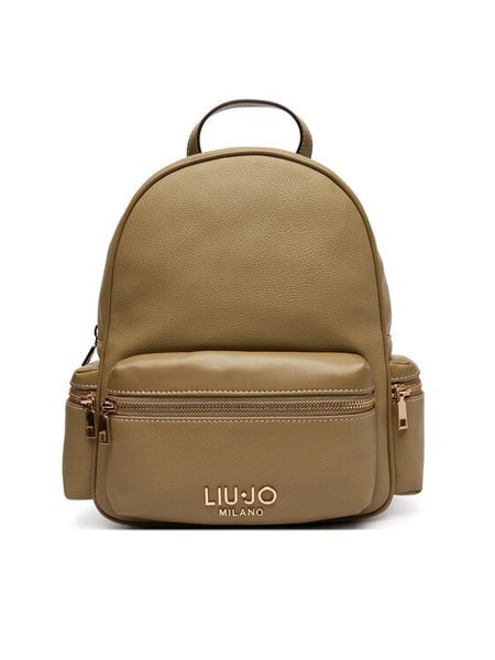 Liu Jo Plecak AA6136 E1012 Beżowy. Brązowe plecaki damskie Liu Jo, bez wzorów, ze skóry. Za 358.99 zł.