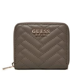 Portfel Guess. Brązowe portfele damskie Guess, z aplikacjami. Za 169.99 zł.