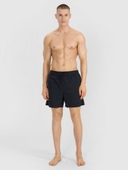 4F Spodenki plażowe boardshorty męskie - czarne L. Czarne szorty męskie 4f, na lato, l, bez wzorów, z syntetyku, wakacyjne. Za 99.99 zł.