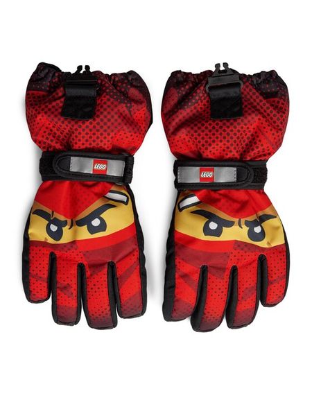LEGO Rękawice narciarskie Lwgan 807 11010969 Czerwony. Czerwone buty zimowe chłopięce LEGO, bez wzorów, z poliesteru, bez zapięcia. Za 129.99 zł.
