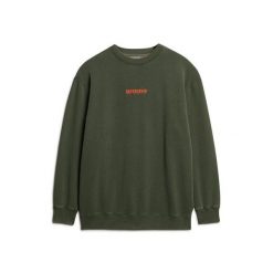 Luźna bluza Superdry Micro Logo Graphic. Zielone bluzy męskie Superdry., m, bez wzorów, bez kaptura. Za 295.55 zł.