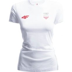 Koszulka damska Chorwacja Pyeongchang 2018 TSD750 - biały. T-shirty damskie marki 4f. W wyprzedaży za 69.99 zł.