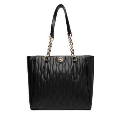 Torebka Beverly Hills Polo Club. Czarne torebki do ręki damskie Beverly Hills Polo Club, bez wzorów, bez dodatków. Za 203.99 zł.