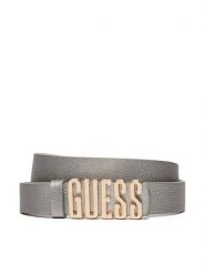 Guess Pasek Damski Meridian (BG) Belts BW9114 P4225 Srebrny. Szare paski damskie Guess, z aplikacjami, ze skóry. Za 139.99 zł.