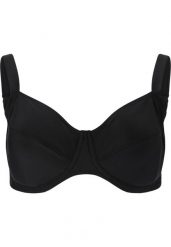 Damski top do kostiumu kąpielowego Cruz Stephanie. Czarne topy damskie CRUZ, s, bez wzorów, z materiału, bez kołnierzyka, bez ramiączek. Za 148.50 zł.