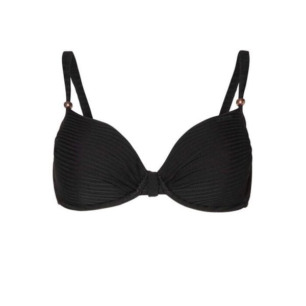 Top bikini - damska - mm jada - balconnet, fiszbiny - czarny. Czarne bikini damskie Protest, xl, bez wzorów. Za 220.00 zł.