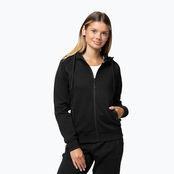 Bluza damska Pitbull Explory Hooded Zip. Czarne bluzy damskie PITBULL, m, bez wzorów, z bawełny, bez kaptura, na fitness i siłownię. Za 219.99 zł.