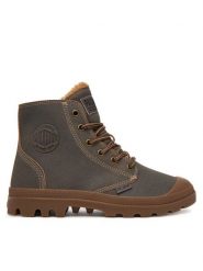 Palladium Trzewiki Pampa Zip Wl Pilot 74977-242-M Brązowy ciemny. Brązowe botki męskie Palladium, bez wzorów, ze skóry, bez zapięcia. Za 599.99 zł.