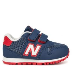 Sneakersy New Balance. Niebieskie trampki i tenisówki chłopięce New Balance, bez wzorów, bez zapięcia. Za 149.99 zł.