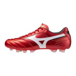 Buty piłkarskie Mizuno Morelia II Pro FG. Białe buty sportowe męskie Mizuno, bez zapięcia, do piłki nożnej. Za 359.99 zł.