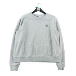 Bluza damska F-Box Y2K z okrągłym dekoltem. Szare bluzy sportowe damskie Fila, m, bez wzorów, bez kaptura. Za 122.16 zł.