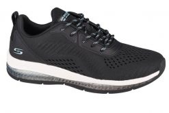 Buty do chodzenia damskie, Skechers Bobs Gamma. Czarne obuwie sportowe damskie Skechers, bez wzorów, z materiału, trekkingowe. Za 342.00 zł.