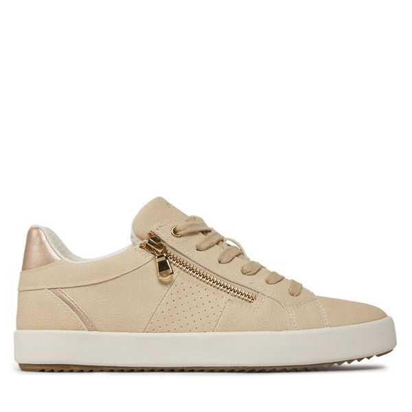 Sneakersy Geox. Białe trampki i tenisówki chłopięce Geox, bez wzorów, bez zapięcia. Za 140.99 zł.
