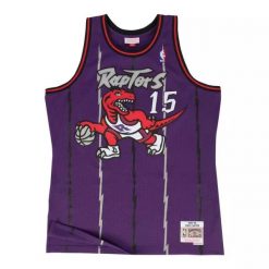 Koszulka Nba Toronto Raptors Vince Carter. Fioletowe koszulki sportowe męskie Mitchell & Ness, m, bez wzorów, bez kołnierzyka, bez ramiączek, do koszykówki. Za 466.50 zł.