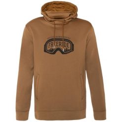 KLASYCZNA Bluza męska z kapturem i logo. Brązowe bluzy męskie Protest, m, bez wzorów, z kapturem. Za 349.99 zł.