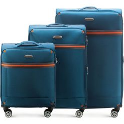 Zestaw walizek 56-3S-49S-95. Szare walizki damskie Wittchen. Za 564.51 zł.