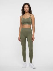Damskie legginsy Hummel Flow. Brązowe legginsy damskie Hummel, xl, bez wzorów, z dzianiny. Za 167.00 zł.