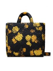 Tommy Hilfiger Torebka Flow Tote Floral AW0AW14380 Czarny. Czarne torebki do ręki damskie Tommy Hilfiger, bez wzorów, z materiału, bez dodatków. Za 539.99 zł.