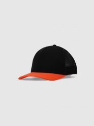 4F Czapka trucker z daszkiem uniseks - czarna L/XL. Czarne czapki i kapelusze damskie 4f, na lato, bez wzorów, z syntetyku, sportowe. W wyprzedaży za 59.99 zł.