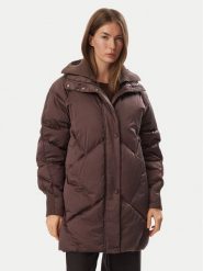 Marella Kurtka puchowa Angus 2623486094 Brązowy Regular Fit. Brązowe kurtki damskie Marella, bez wzorów, z puchu, bez kaptura. Za 2,019.00 zł.