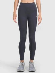 Legginsy treningowe bawełniane damskie szare 4F Szary S. Szare legginsy damskie 4f, s, bez wzorów, z bawełny. Za 79.99 zł.