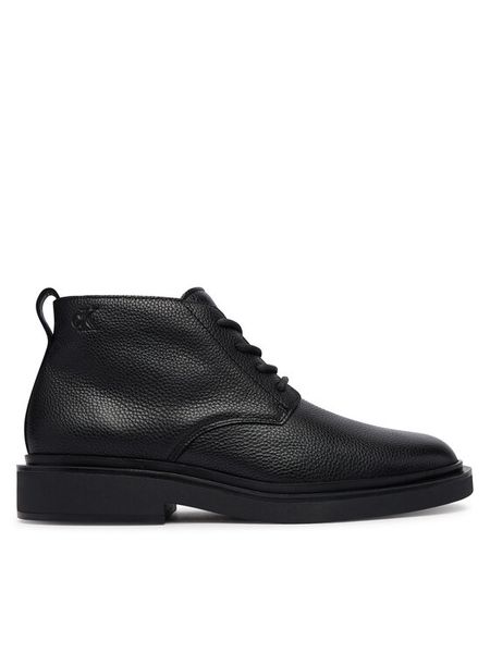 Calvin Klein Trzewiki Sq Rubber Desert Boot Lth HM0HM02352 Czarny. Czarne botki męskie Calvin Klein, bez wzorów, bez zapięcia. Za 749.99 zł.