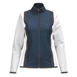 Kurtka damska Head Club 25. Niebieskie bluzy sportowe damskie Head, xs, bez wzorów, bez kaptura, tenisowe. W wyprzedaży za 270.00 zł.