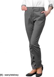 R.E.I.S. LENTO-L - spodnie kucharskie do pasa, damskie, 70% poliester, 27% bawełna, 3% spandex, 215 g/m XL. Spodnie materiałowe damskie R.E.I.S., l, bez wzorów, z bawełny. Za 105.39 zł.