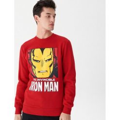 Bluza z nadrukiem Iron Man - Czerwony. Bluzy męskie marki House. Za 79.99 zł.