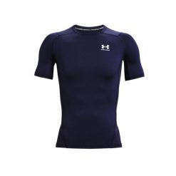 Jersey Under Armour à manches courtes. Białe buty sportowe męskie Under Armour, z jersey, bez zapięcia, na fitness i siłownię. Za 204.50 zł.