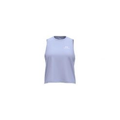 Koszulka Damska Sportowa Under Armour Bez Rękawów. Fioletowe koszulki sportowe damskie Under Armour, bez wzorów, bez kołnierzyka, bez ramiączek, do biegania. Za 199.99 zł.