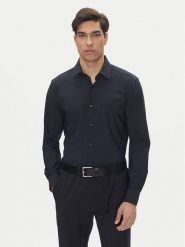 BOSS Koszula P-Hank 50539391 Granatowy Slim Fit. Niebieskie koszule męskie Boss, m, bez wzorów, z syntetyku, biznesowe, bez kołnierzyka, bez ramiączek. Za 279.99 zł.