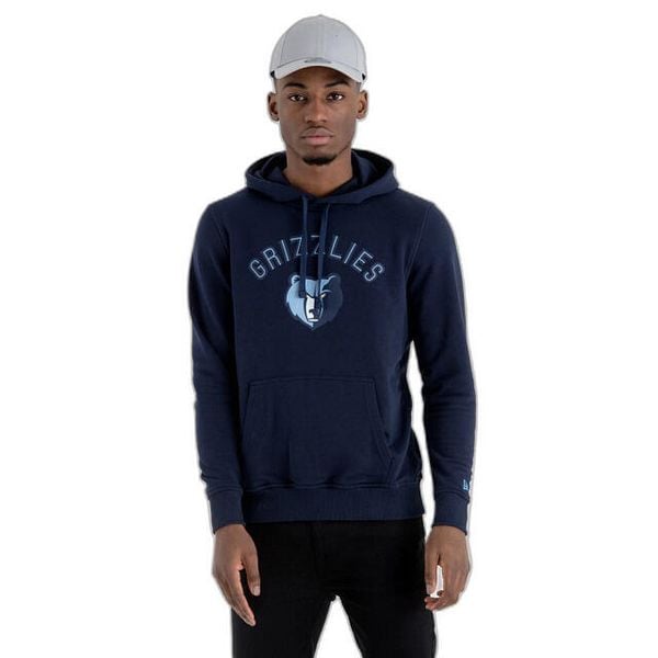 Bluza z kapturem Memphis Grizzlies NBA. Niebieskie bluzy męskie New Era, s, bez wzorów, z bawełny, z kapturem, do koszykówki. Za 259.20 zł.
