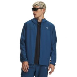 Kurtka do biegania męska Under Armour Velociti Pro Storm. Niebieskie kurtki sportowe męskie Under Armour, l, bez wzorów, z elastanu, do biegania. Za 484.60 zł.