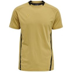 Koszulka do piłki nożnej dla dorosłych Hummel hm lCIMA. Brązowe koszulki sportowe damskie Hummel, xl, bez wzorów, z bawełny, eleganckie, bez kołnierzyka. Za 147.50 zł.