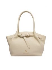 Beverly Hills Polo Club Torebka CEO-BHPC-C-005-09 Écru. Białe torebki do ręki damskie Beverly Hills Polo Club, bez wzorów, z materiału, bez dodatków. Za 228.99 zł.