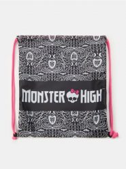 Plecak worek Monster High - czarny. Czarne torby i plecaki dziecięce Sinsay. W wyprzedaży za 3.99 zł.
